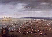 George Catlin Ambush for Flamingoes oil painting artist